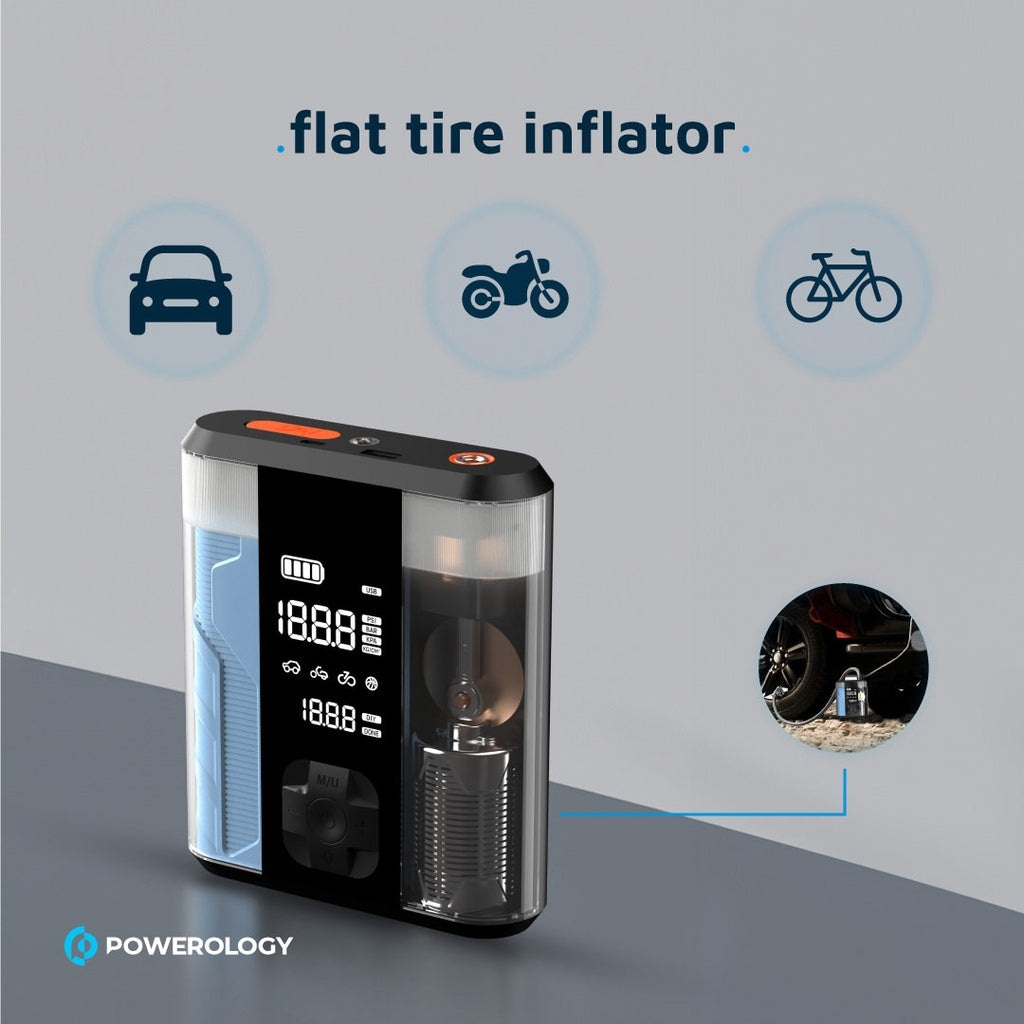 باورولوجي جهاز تشغيل وضاغط هواء  8800mAh