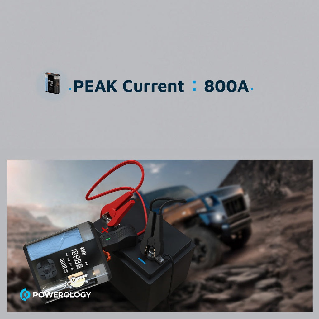 باورولوجي جهاز تشغيل وضاغط هواء  8800mAh