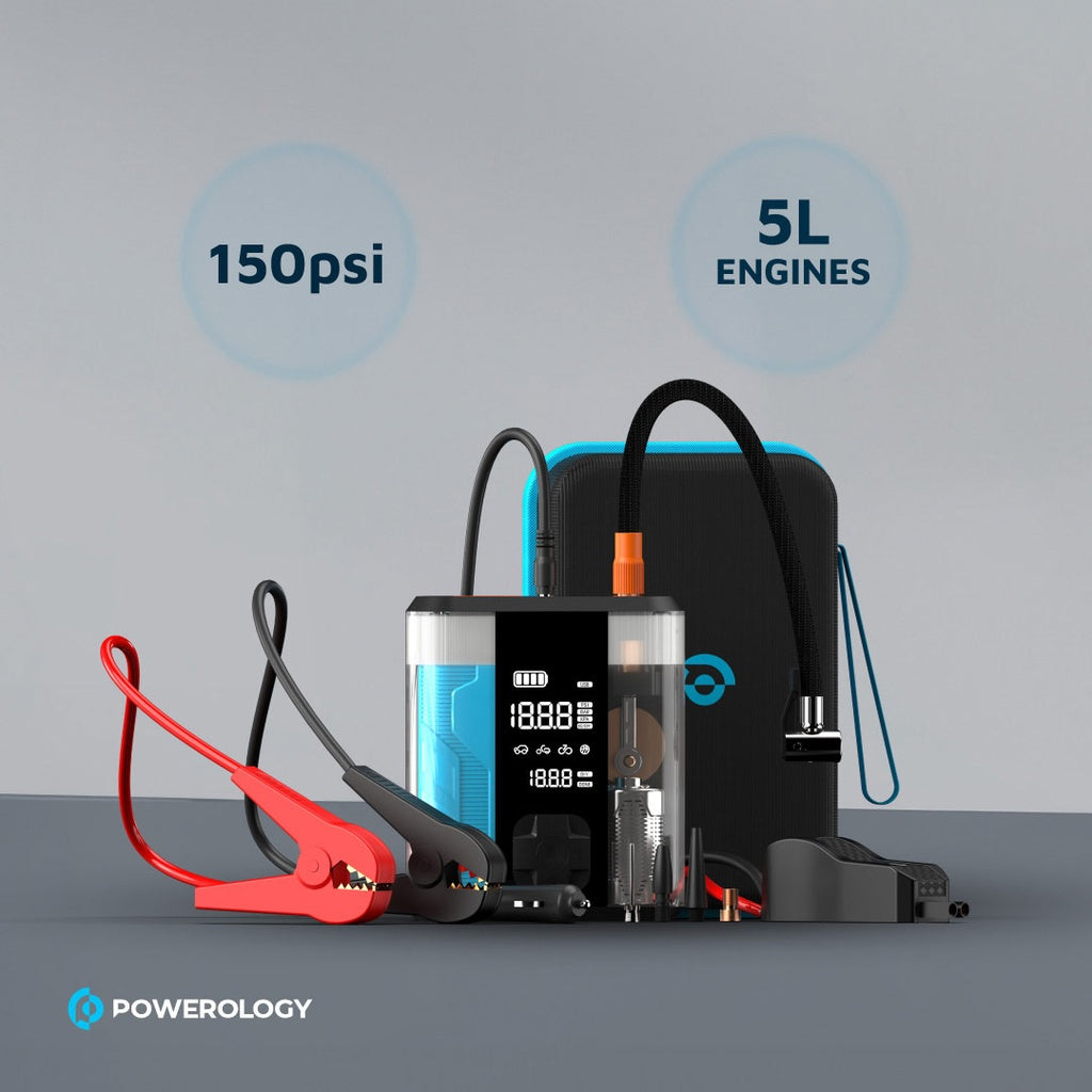 باورولوجي جهاز تشغيل وضاغط هواء  8800mAh