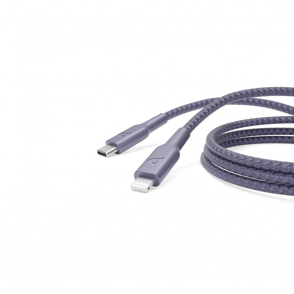 كيبل Powerology تايب C إلى لايتنينغ 2م PD 60W مضفر