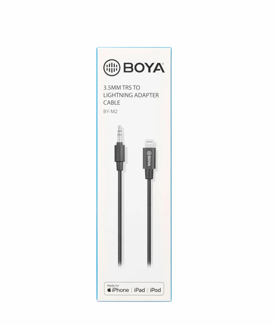 BOYA BY-M2 Lavalier Mic for iPhone – Clip-on Lightning Mic