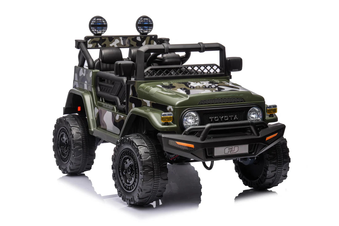 Toyota FJ Cruiser Licensed R/C Ride-On Car – 12V 4-Motors