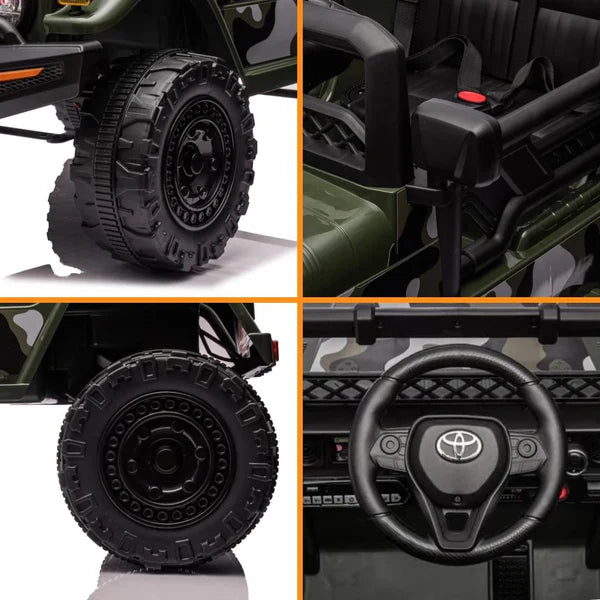 Toyota FJ Cruiser Licensed R/C Ride-On Car – 12V 4-Motors