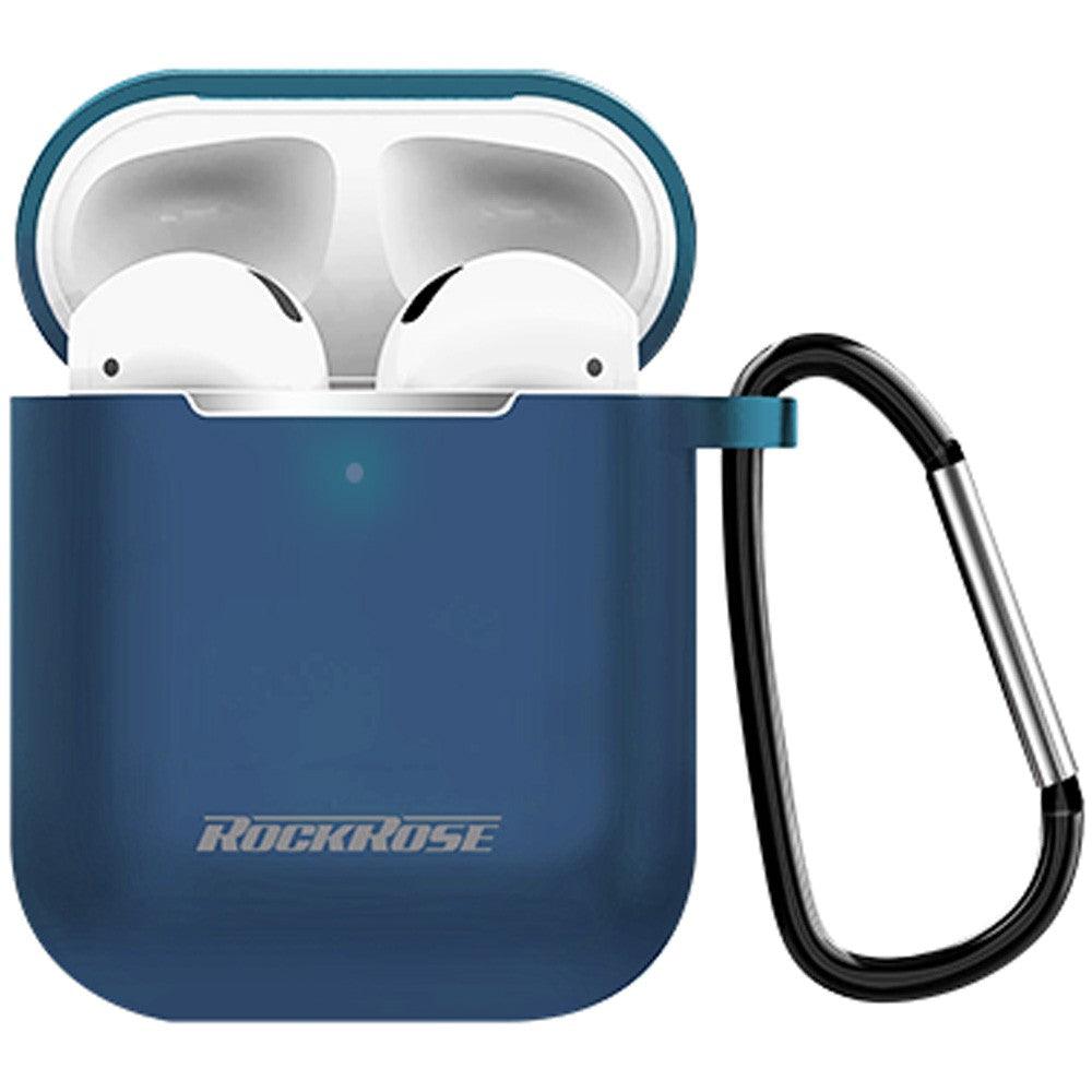 RockRose Silicone Case for AirPods 2 Soft & Slim and Protective - Blue