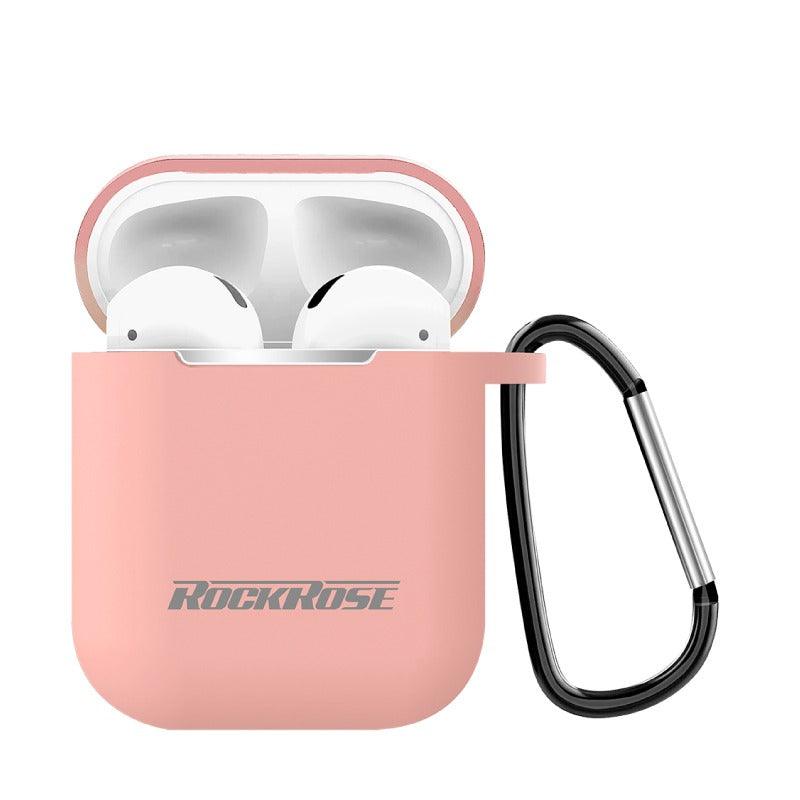 RockRose Silicone Case for AirPods 2 Soft & Slim and Protective - Pink