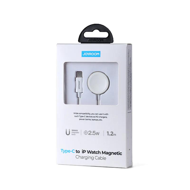 Joyroom Type C to iWatch Magnetic Charger 1.2M Fast & Compact  - White