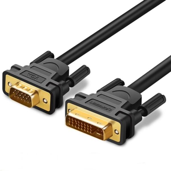 UGREEN DVI (24+5) to VGA Male Cable 2m (Black) – 11677