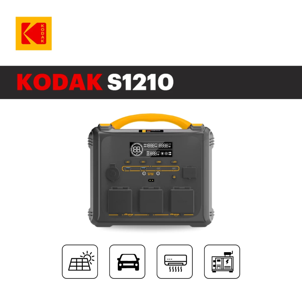 Kodak S1210 Portable Dock Power Station - 1200W