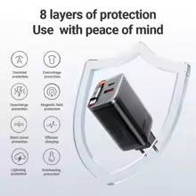 ACEFAST GaN 67W Fast Dual Port Charger with Retractable USB-C Cable | PWRup