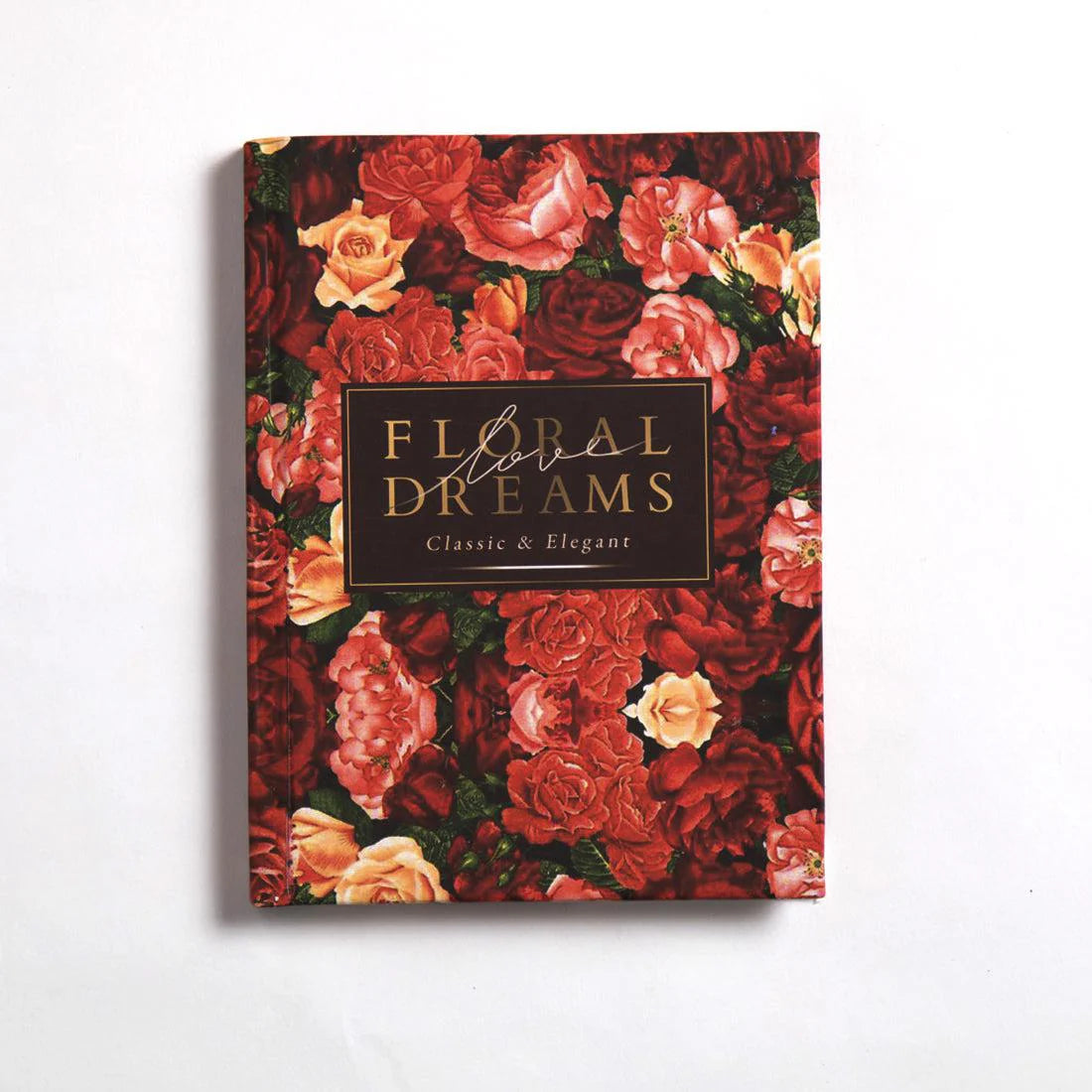 Floral Dreams Notebook Hardcover A6 Size - Elegant Design