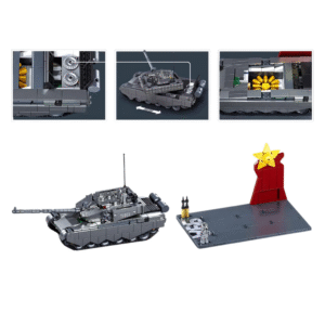 Sluban Model Bricks ZTZ-99AS Tank 1079 Pieces | M38-B1234 Premium Scale Model