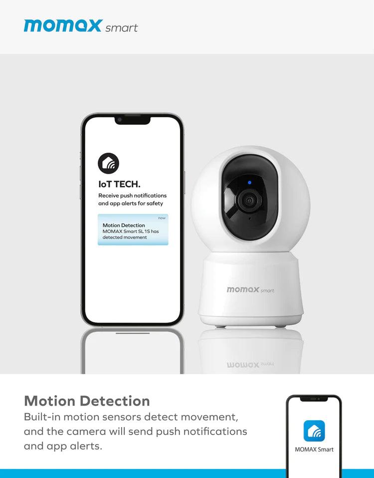 Momax Smart Eye 360° Camera Smart Security Solution - White