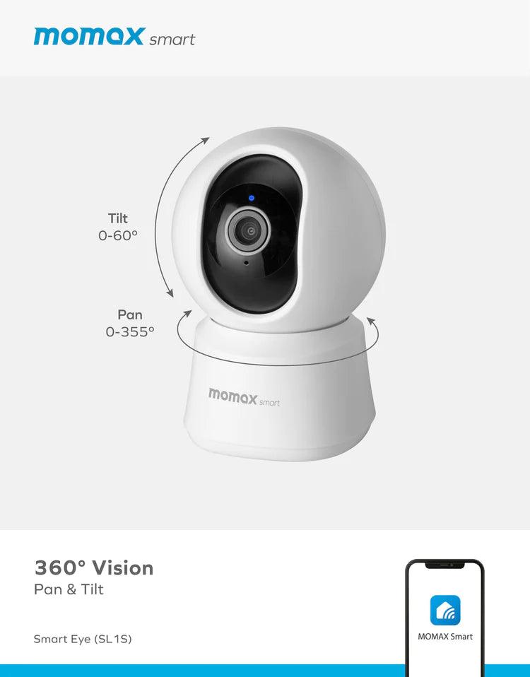 Momax Smart Eye 360° Camera Smart Security Solution - White