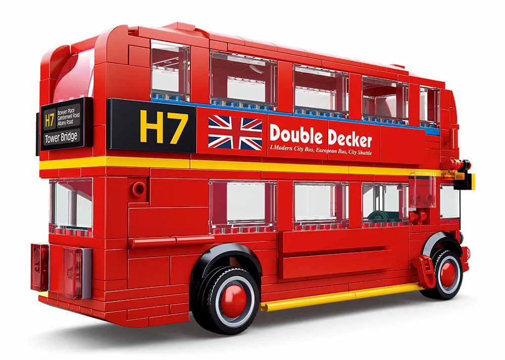 Sluban - Red London Double-decker Bus | Set M38-B0708