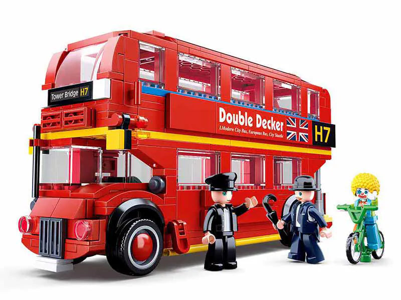 Sluban - Red London Double-decker Bus | Set M38-B0708