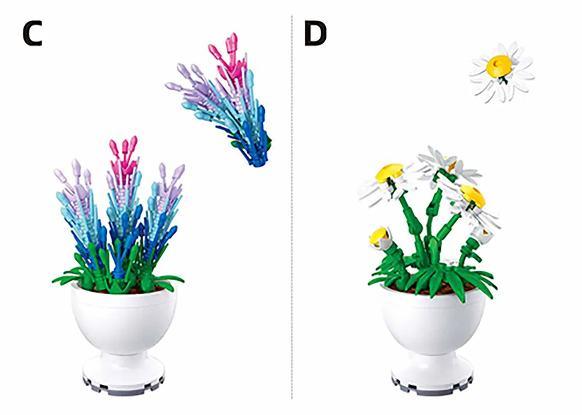 سلوبان حديقة نباتات في أصص – M38-B1077 | لعبة تركيب للأطفال