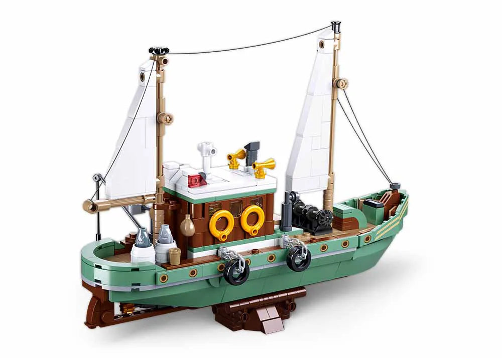 Sluban Fishing Boat M38-B1119 - 1119 Piece Building Set
