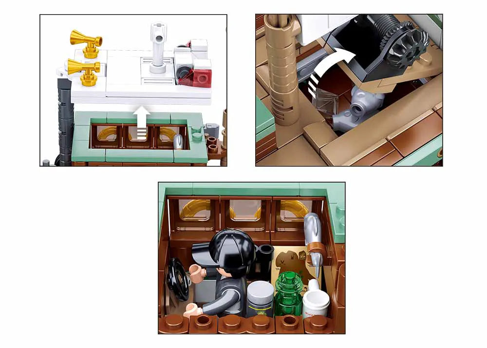 Sluban Fishing Boat M38-B1119 - 1119 Piece Building Set