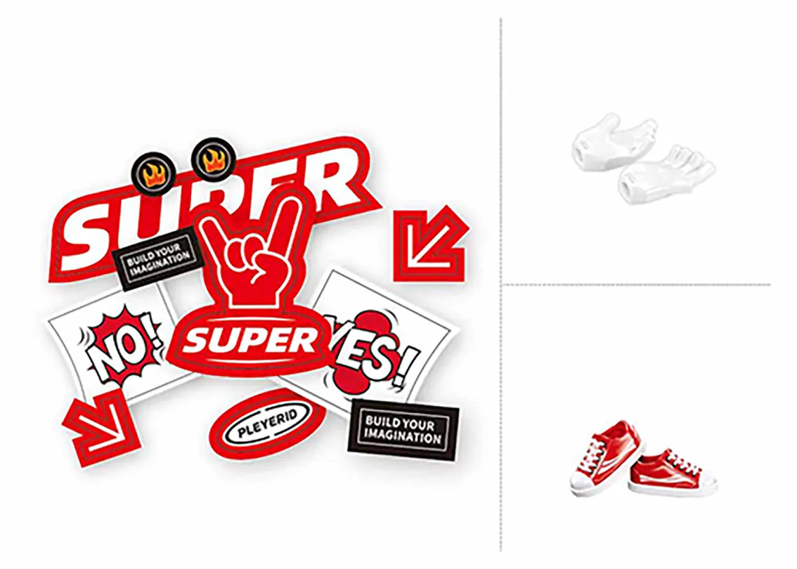 Sluban Beverage Man Display Set M38-B1123A | 983 Pieces Building Blocks