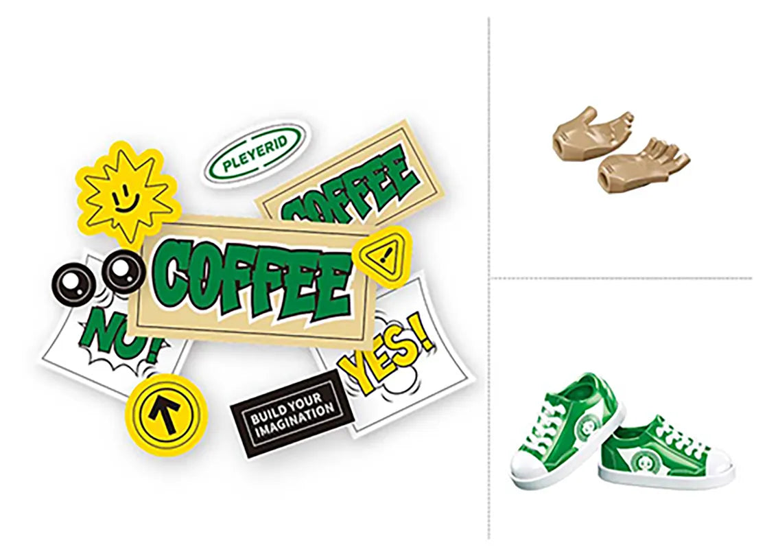 Sluban Beverage Man Display Set M38-B1123A | 983 Pieces Building Blocks