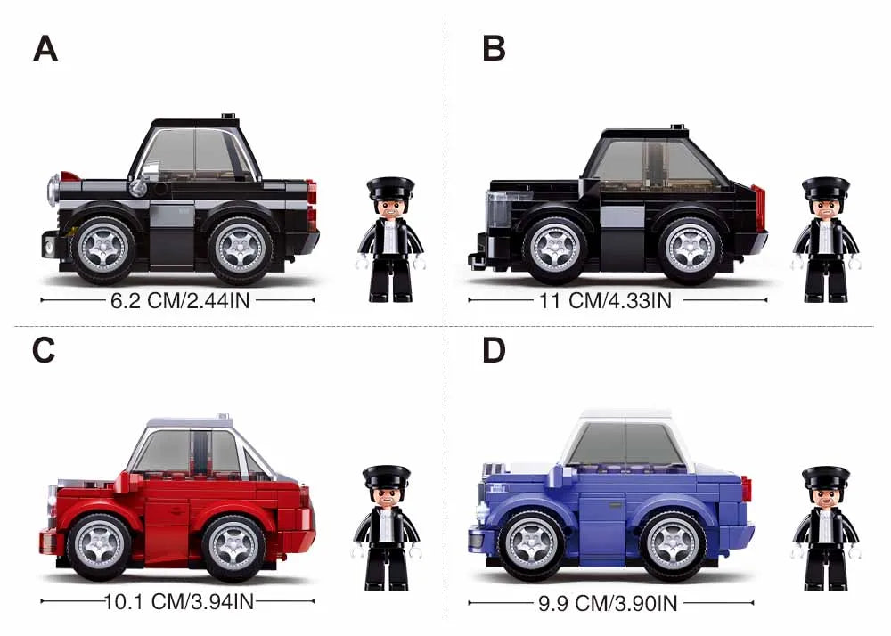 سلوبان سيارات MCAR Hell of Flush 1-4 – M38-B1202 | لعبة تركيب للأطفال