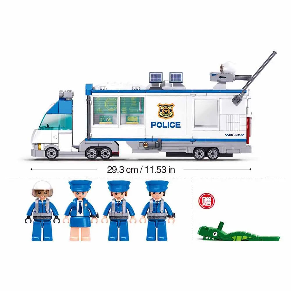 Sluban Metropolis Police Command Car Building Set M38-B1219 | 510 Pieces