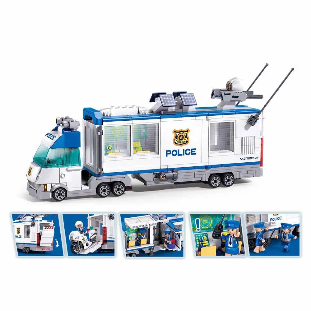 Sluban Metropolis Police Command Car Building Set M38-B1219 | 510 Pieces
