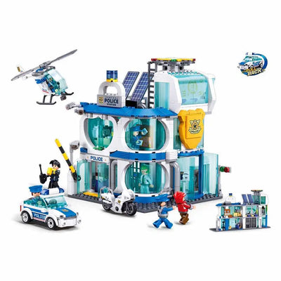 Sluban Police Station Building Set 686 Pieces | M38-B1220 Metropolis