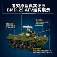 Sluban Modelbricks Tank BMD-2S 1:35 Scale 530 Pieces | M38-B1250