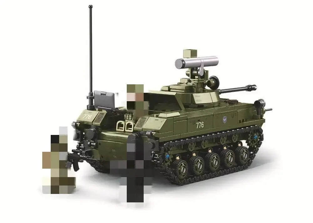 Sluban Modelbricks Tank BMD-2S 1:35 Scale 530 Pieces | M38-B1250