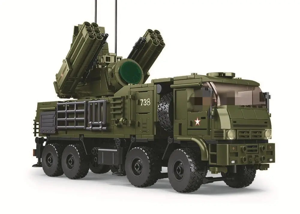 Sluban Modelbricks Pantsir S1S 1:35 Scale 669 Pieces | M38-B1252