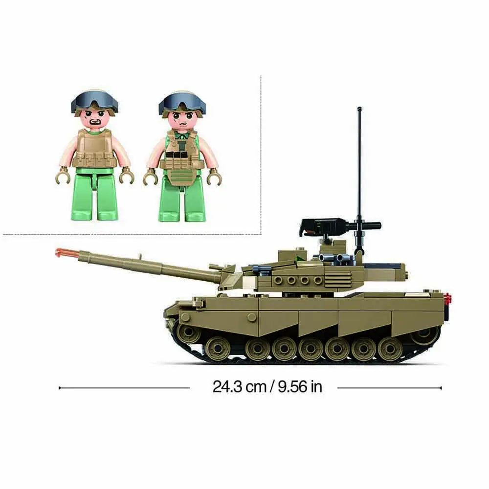 Sluban Army Tank OEF-M1XS Military Building Set 314 Pieces | M38-B1256