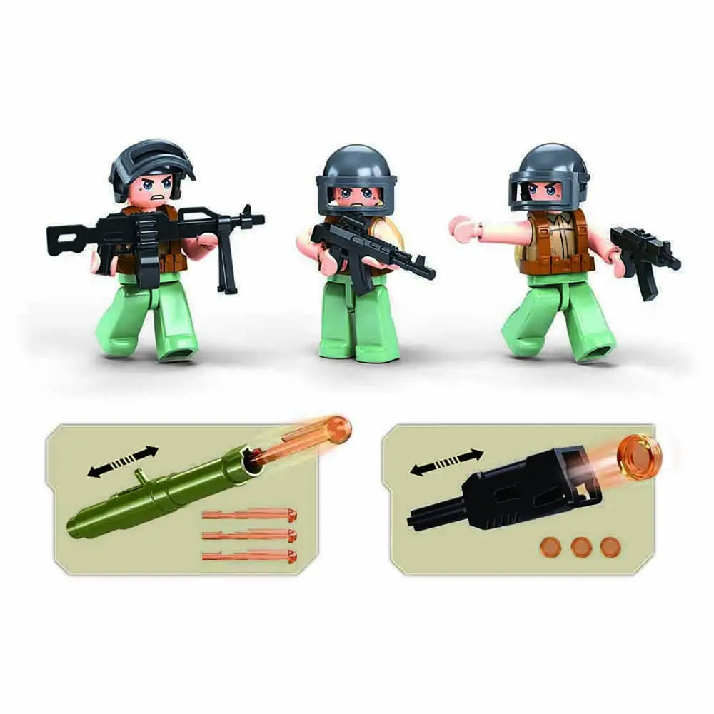 Sluban Army Tank IFR T-90 AS Military Building Set 318 Pieces | M38-B1257