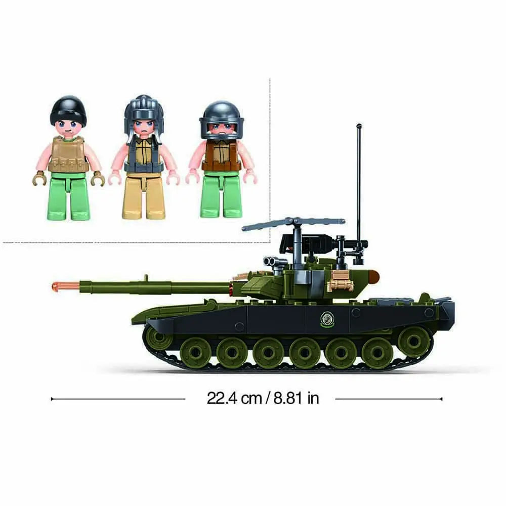 Sluban Army Tank IFR T-90 AS Military Building Set 318 Pieces | M38-B1257