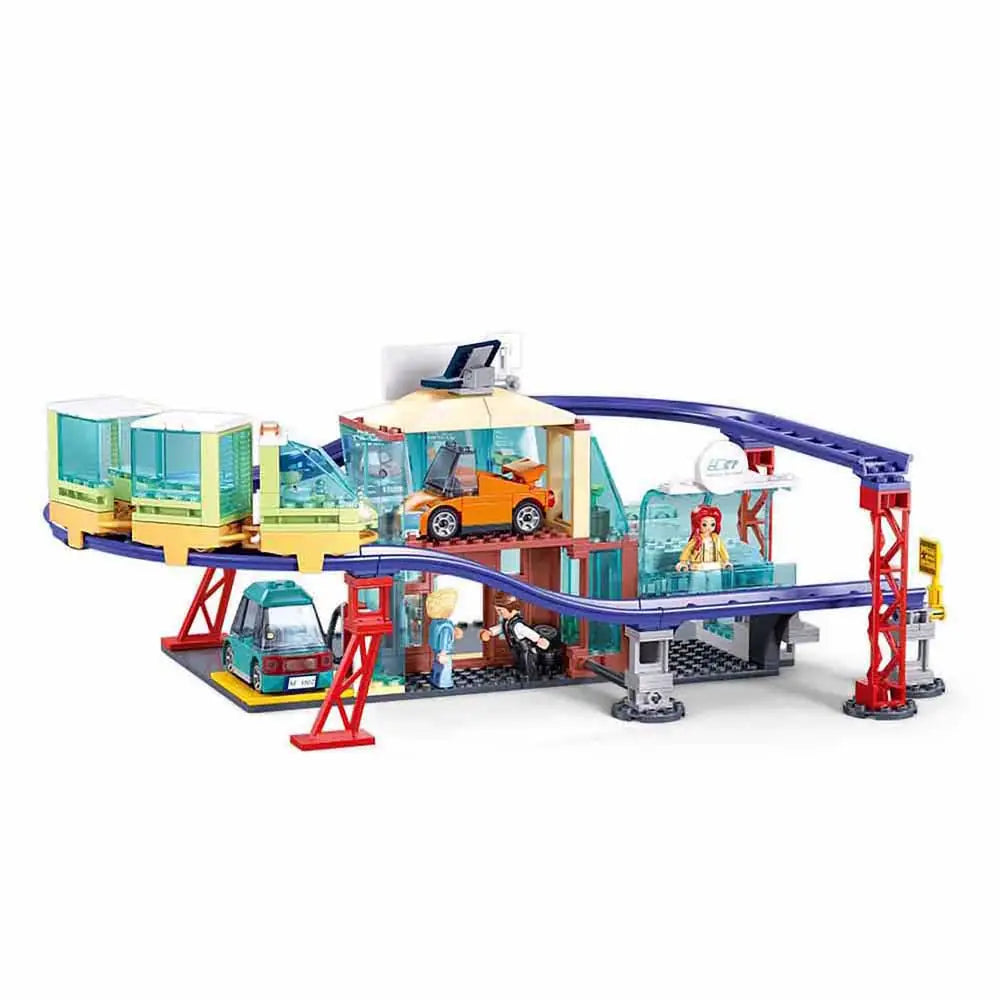 Sluban Metropolis Electric Bus Building Set M38-B1262 | Kids Construction Toy