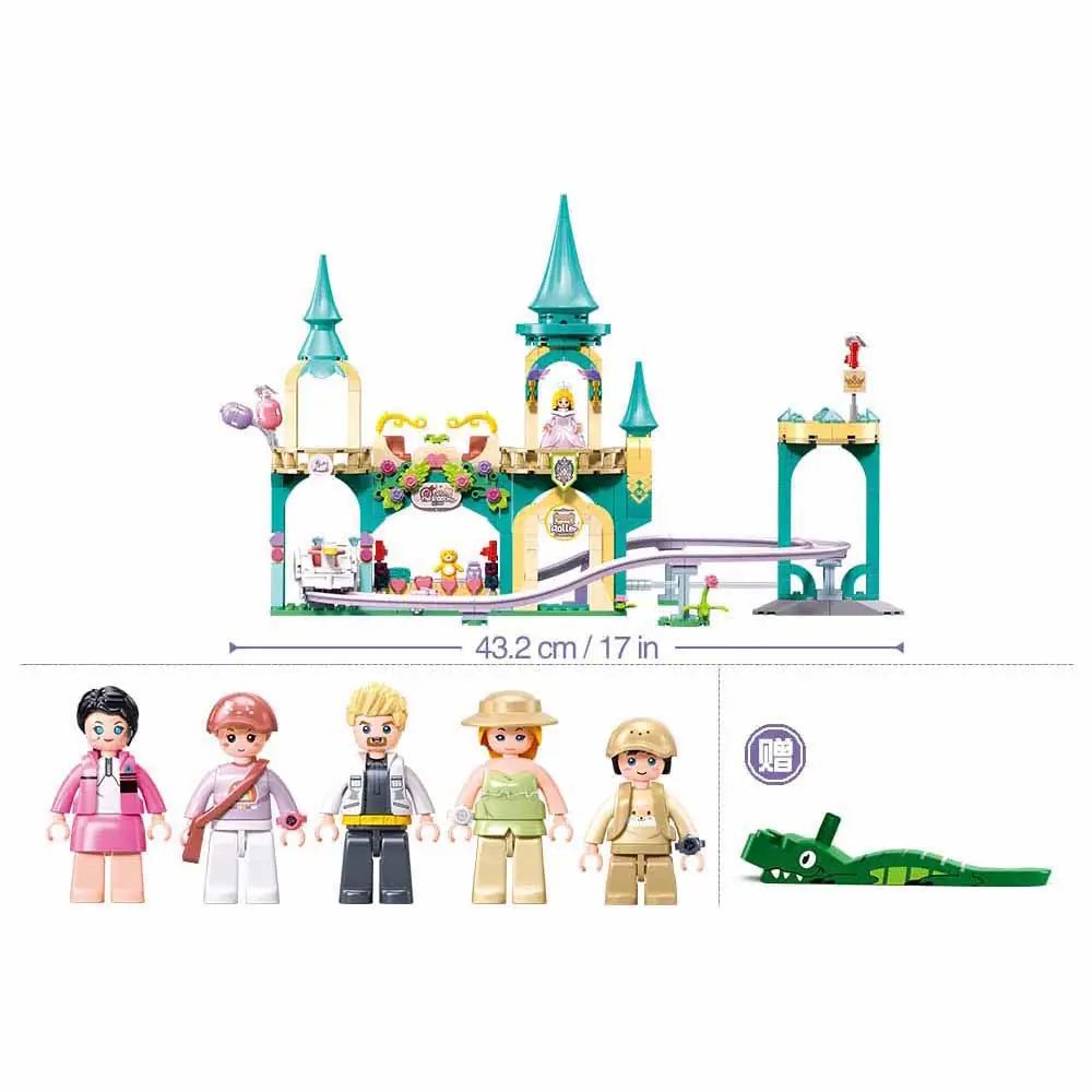 Sluban Metropolis Roller Coaster Building Set 448 Pieces | M38-B1285