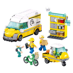 Sluban Metropolis Delivery Service Building Set M38-B1290 - 255 Pieces