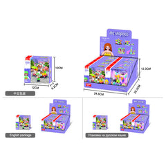 Sluban - Metropolis Entertainment 4 Types 8 in a Box | Set M38-B1329