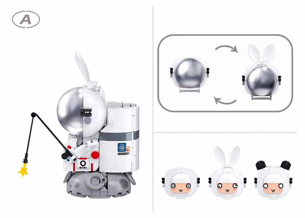 سلوبان – رائد فضاء مارس | مجموعة تركيب للأطفال M38-P8001