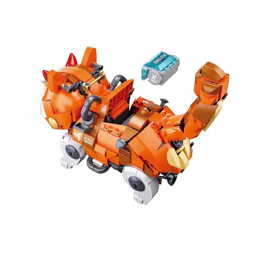 Sluban Pleyerid Mechanical Cat Orange Building Set M38-P8018 | STEM Toy
