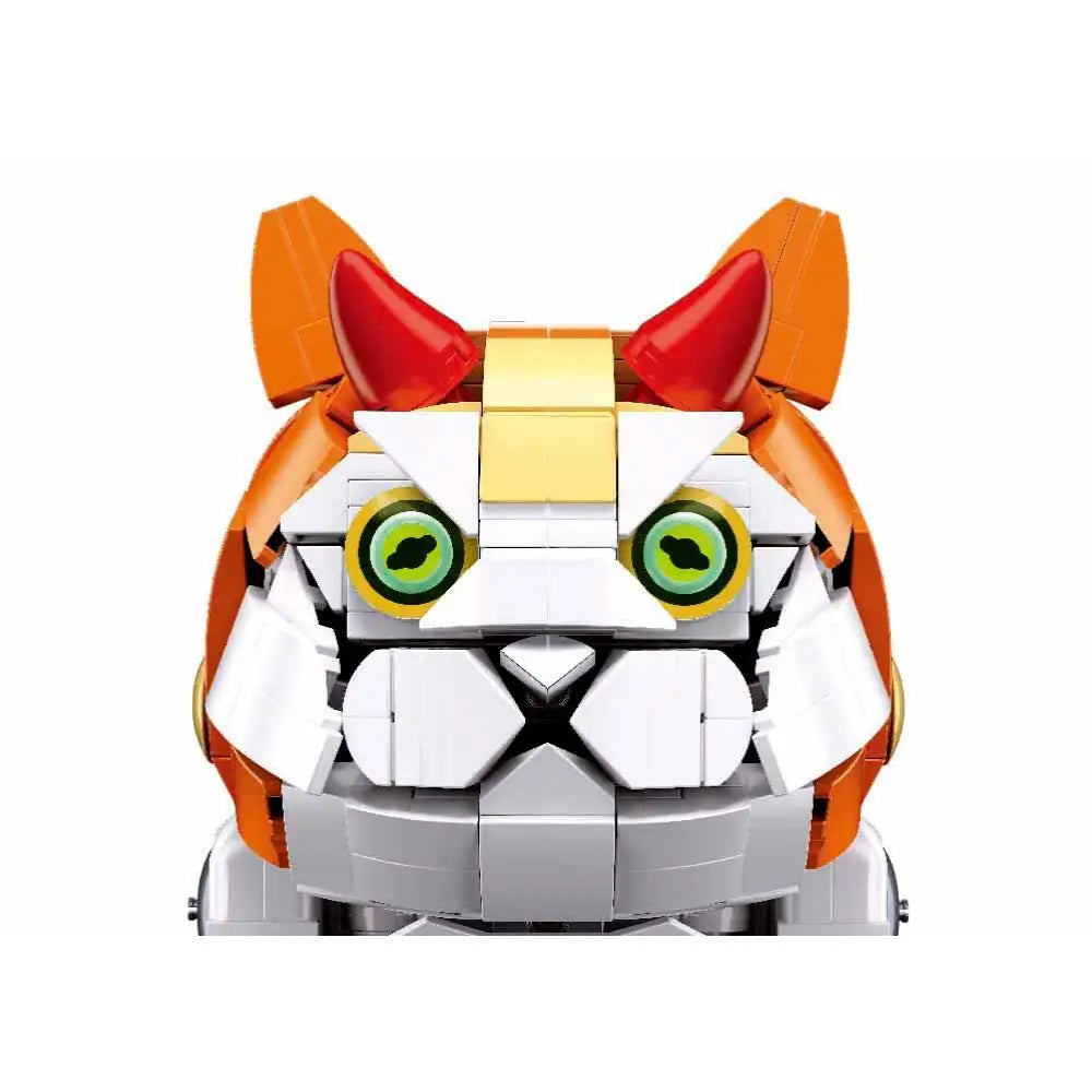 Sluban Pleyerid Mechanical Cat Orange Building Set M38-P8018 | STEM Toy