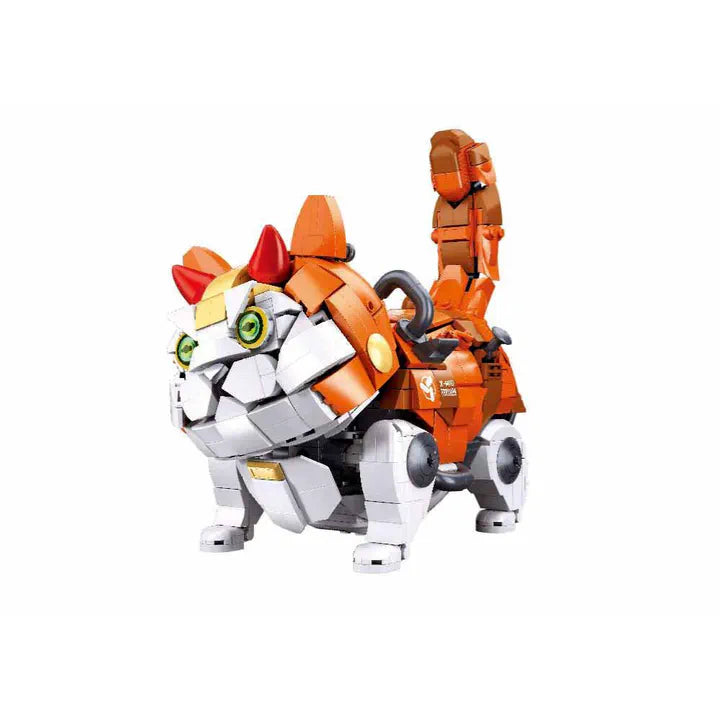 Sluban Pleyerid Mechanical Cat Orange Building Set M38-P8018 | STEM Toy