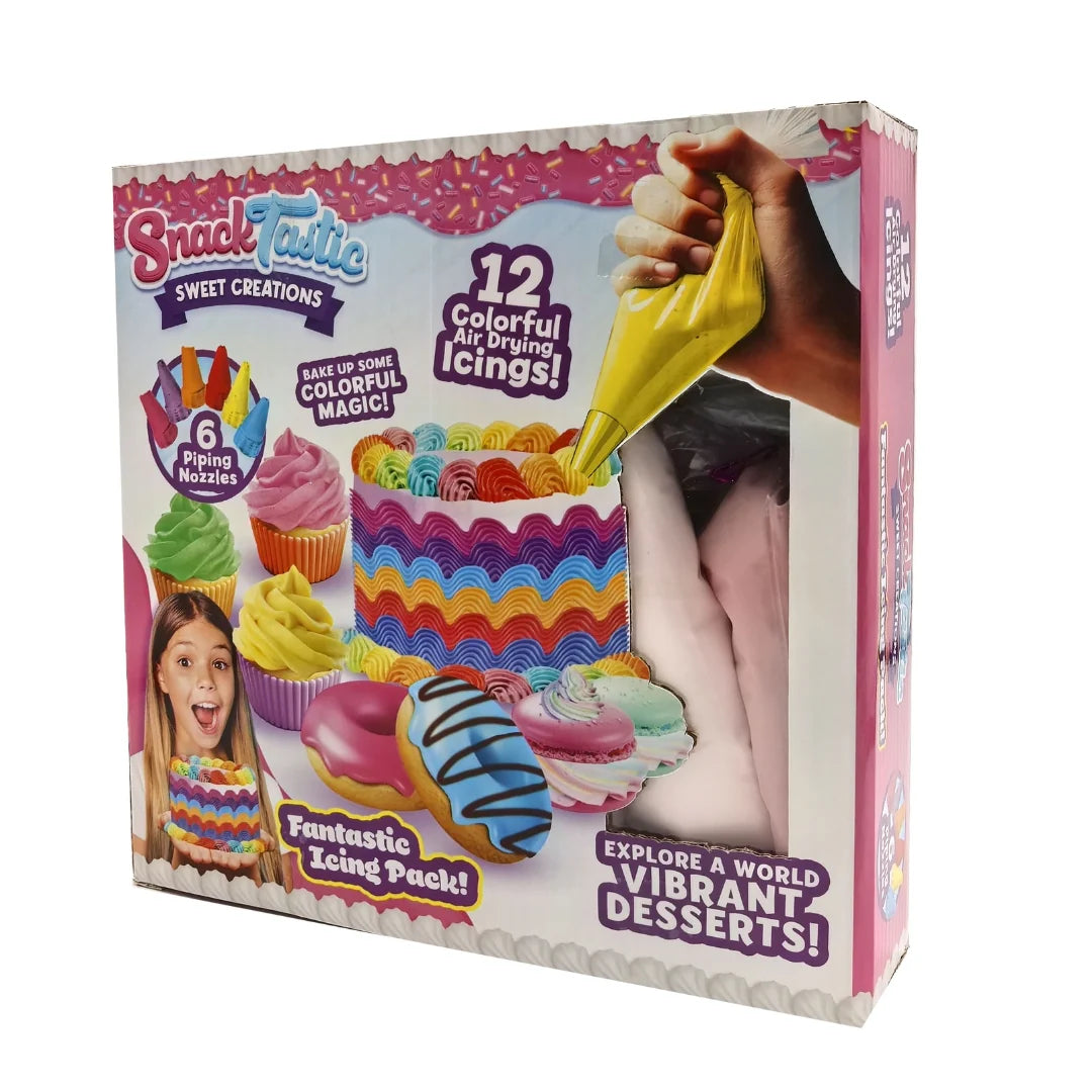 Snack Tastic Fantastic Icing Pack - DIY Decorating Kit for Kids Ages 6+