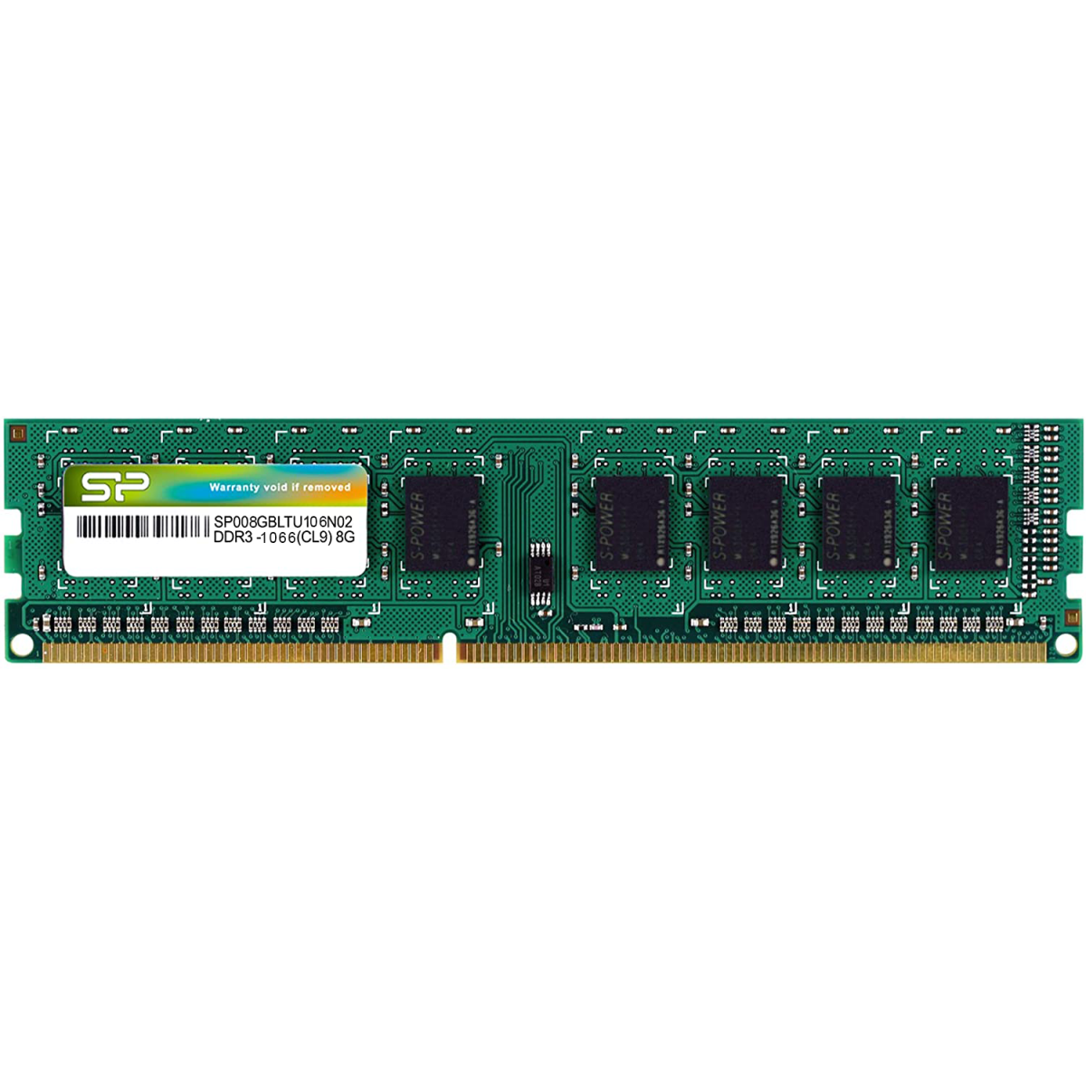Silicon Power Power 8GB DDR3 UDIMM-1066 MHz For Desktop