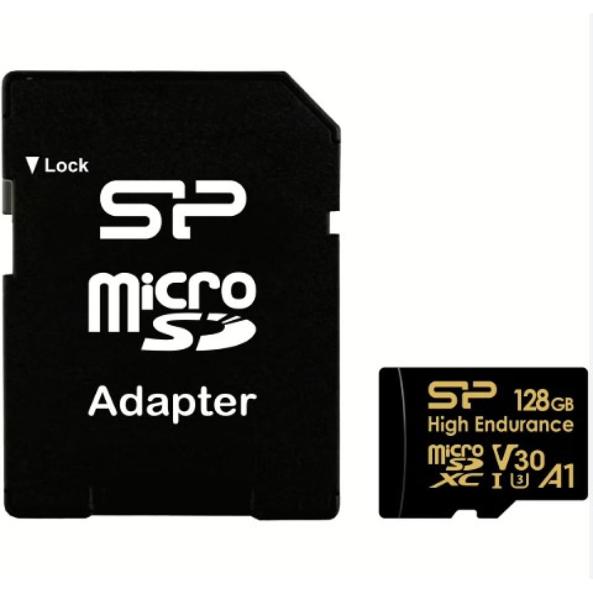 Silicon Power Power 128GB Golden Series High Endurance microSDXC UHS-I Card