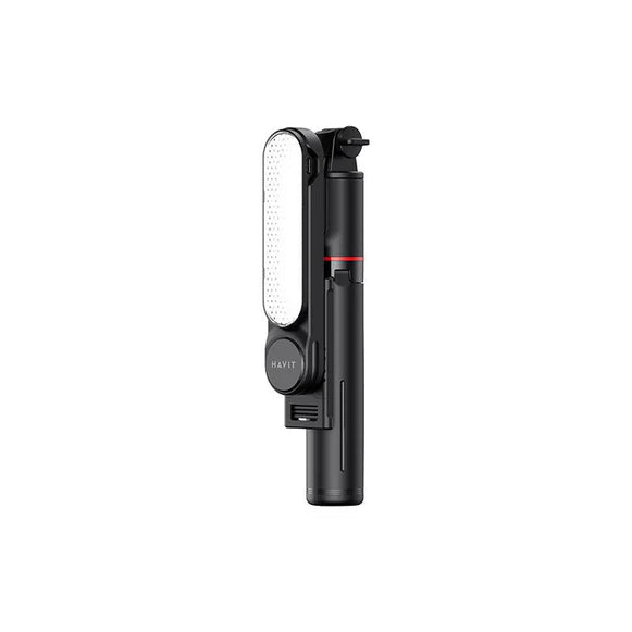 HAVIT ST7600 6-in-1 Selfie Stick Tripod with Bluetooth Remote – Black
