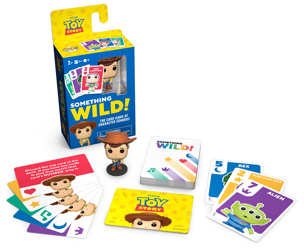 من فانكو Funko Signature Games: Something Wild Card Game- Toy Story أوراق لعب مع مجسمات مصغرة لشخصيات كرتونية