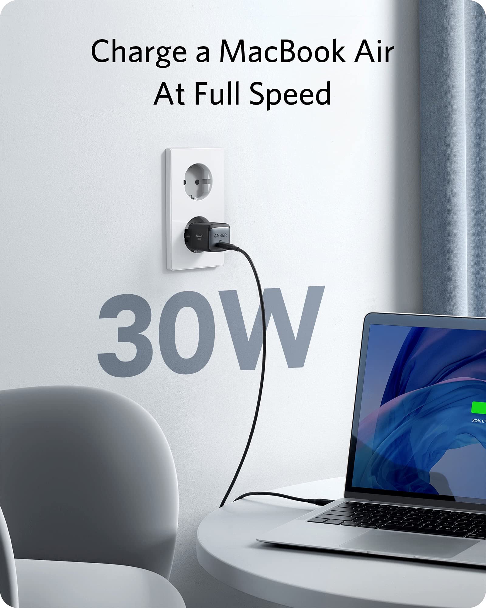 شاحن Anker 711 (Nano II 30W)