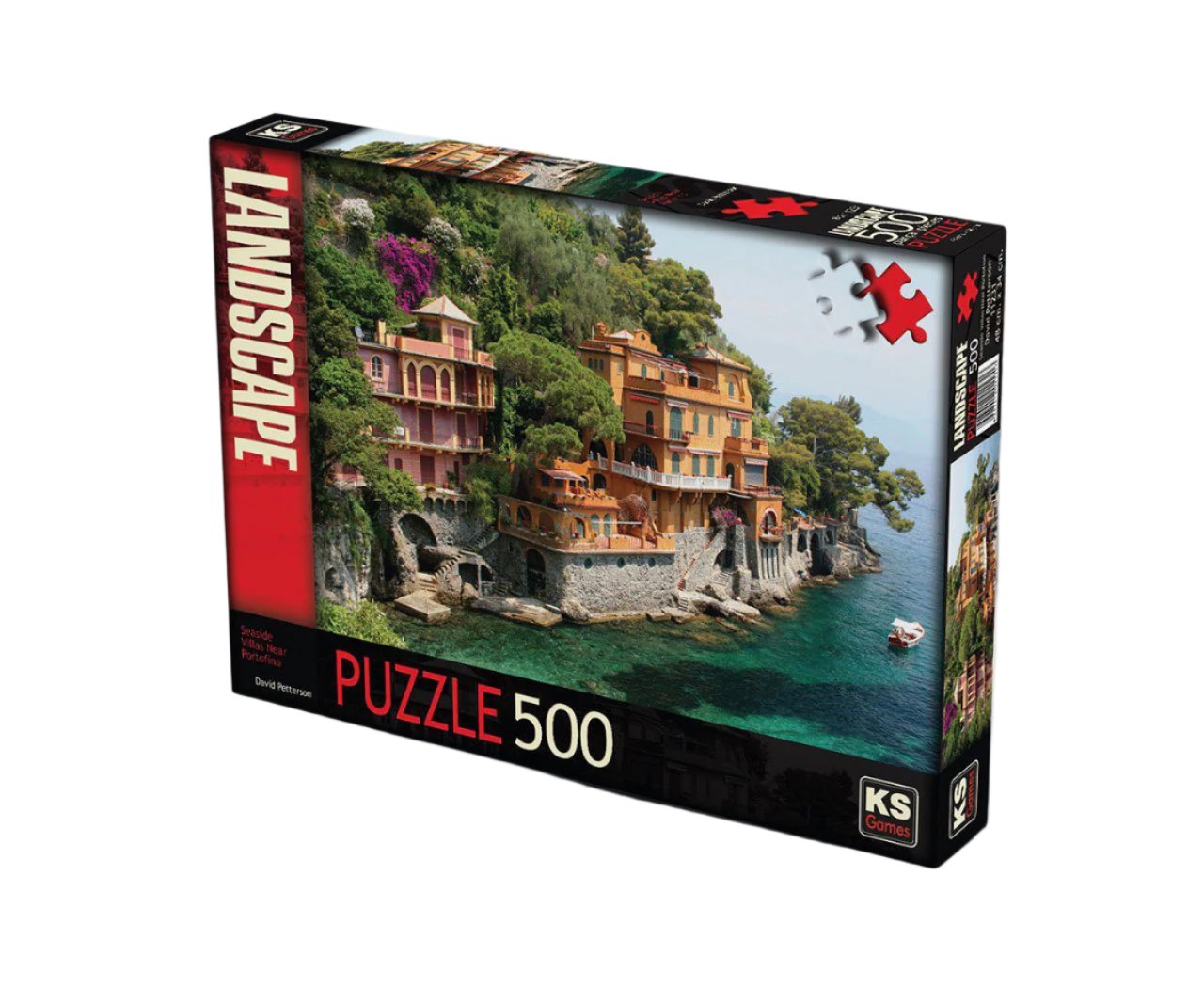 Ks Games Puzzle 500 Seaside Villas Near Portofino Italy