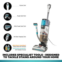 Shark CarpetXpert Deep Carpet Cleaner EX200ME  – Built-In StainStriker – 2-in-1 Carpet & Upholstery Cleaner